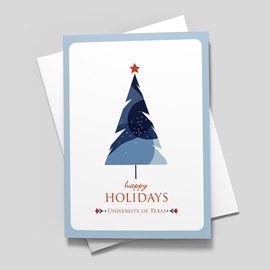 Moonlight Tree Holiday Card