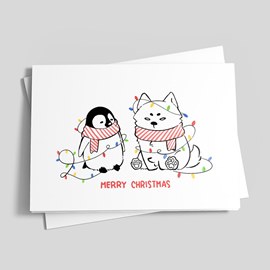 Tangled in Cheer Christmas Card