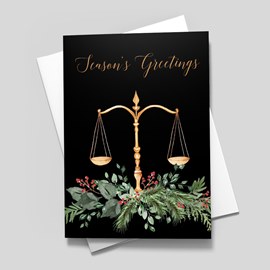 Scales and Greenery Legal Card