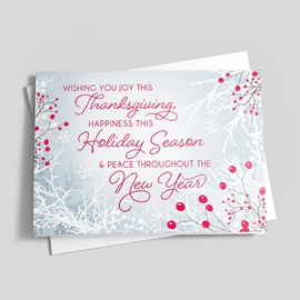 Berry Trio Holiday Card