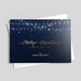 Dazzling Lights Christmas Card