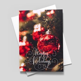 Ruby Ornament Holiday Card