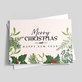 Cheerful Traditions Christmas Card