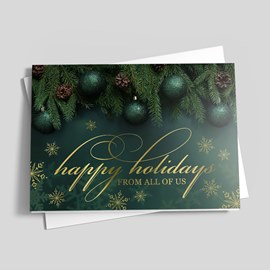 Alpine Gems Holiday Card