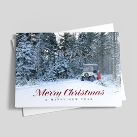 Holiday Drives Christmas Card
