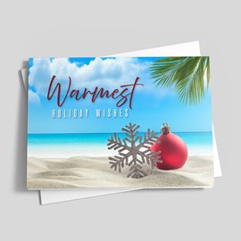 Sand and Sun Holiday Card