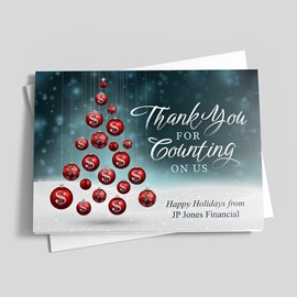 Holiday Counting on Us Card