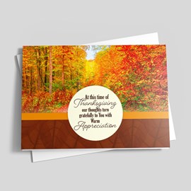Autumn Thankful Greeting Card