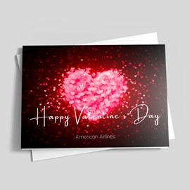 Central Heart Valentine's Day Card