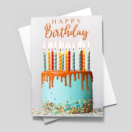 Celebrate Cake Birthday Card
