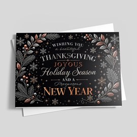 Black and Gold Celebration Holiday Trio