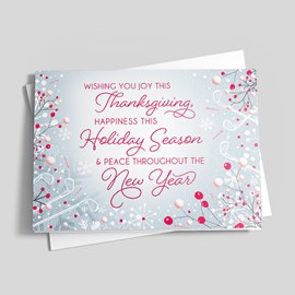 Berries & Birdies Holiday Card