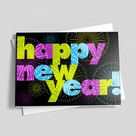 Bright New Year Card