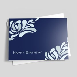 Splash of Blue Flourish