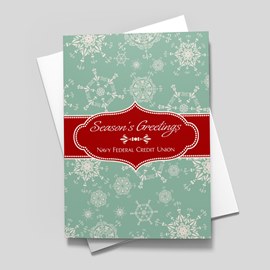 Snowflake Emblem Greeting