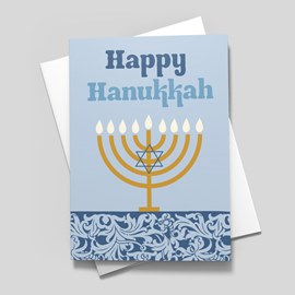 Hanukkah in Blue