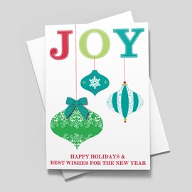 Joy Hanging Ornaments