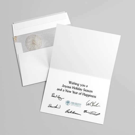 greeting card with decorative envelope