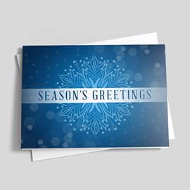 Center Snowflake Greetings