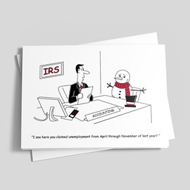Idle Snowman Accounting Card