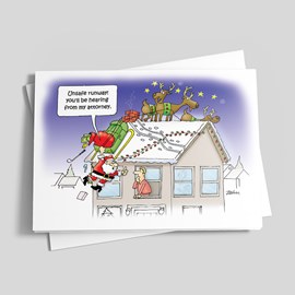 Santa's Runway Holiday Card