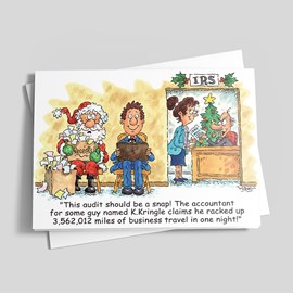 Santa - IRS Accounting Card
