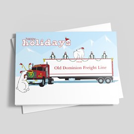 Polar Bear Run Holiday Card