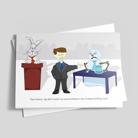 Comedic Proceedings Legal Card