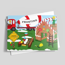 Gingerbread Construction Card