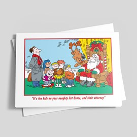 Naughty Kids Legal Card