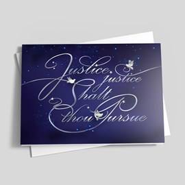 Legal Justice Christmas Card