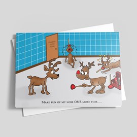 Plumbing Humorous Christmas Card