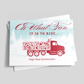 Trucking Time Holiday Card