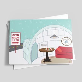 Open House Igloo Realtor Card