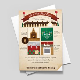 Santa's Ideal Home Realtor Card