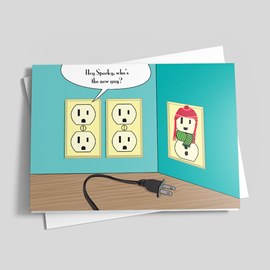 Sparky's Pal Electrician Card