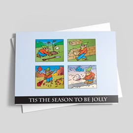 Busy Gnome Landscaping Card