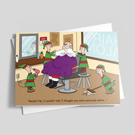 Santa’s Salon Holiday Card