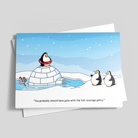 Penguin Insurance Holiday Card