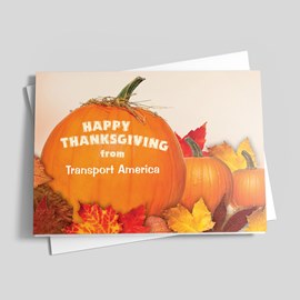 Pumpkin Patch Thanksgiving Card