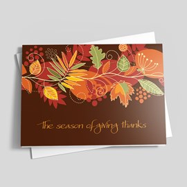 Giving Thanksgiving Card
