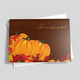 Pretty Patch Thanksgiving Card