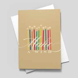 Make A Wish Birthday Card