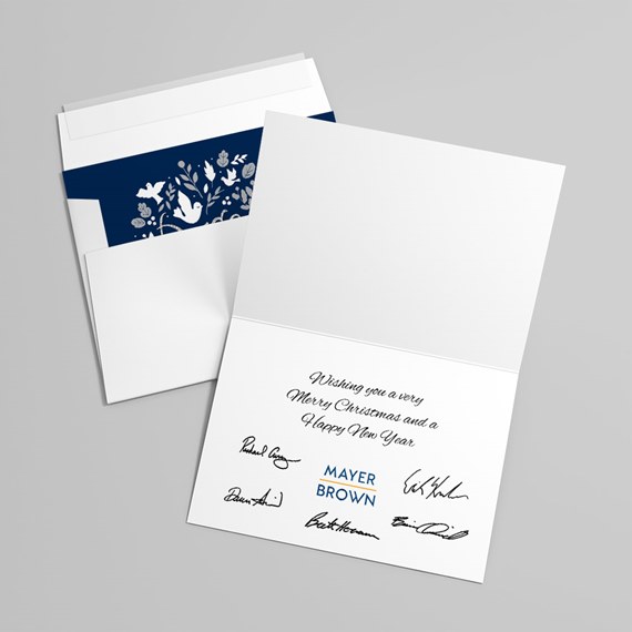 greeting card with decorative envelope