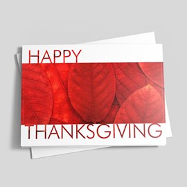 Brilliant Red Thanksgiving