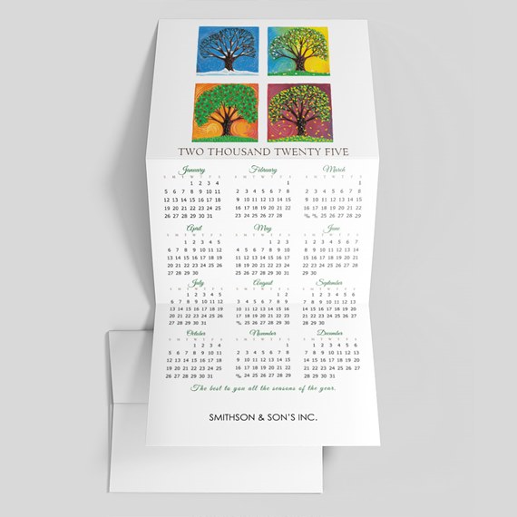 Storybook Calendar Card