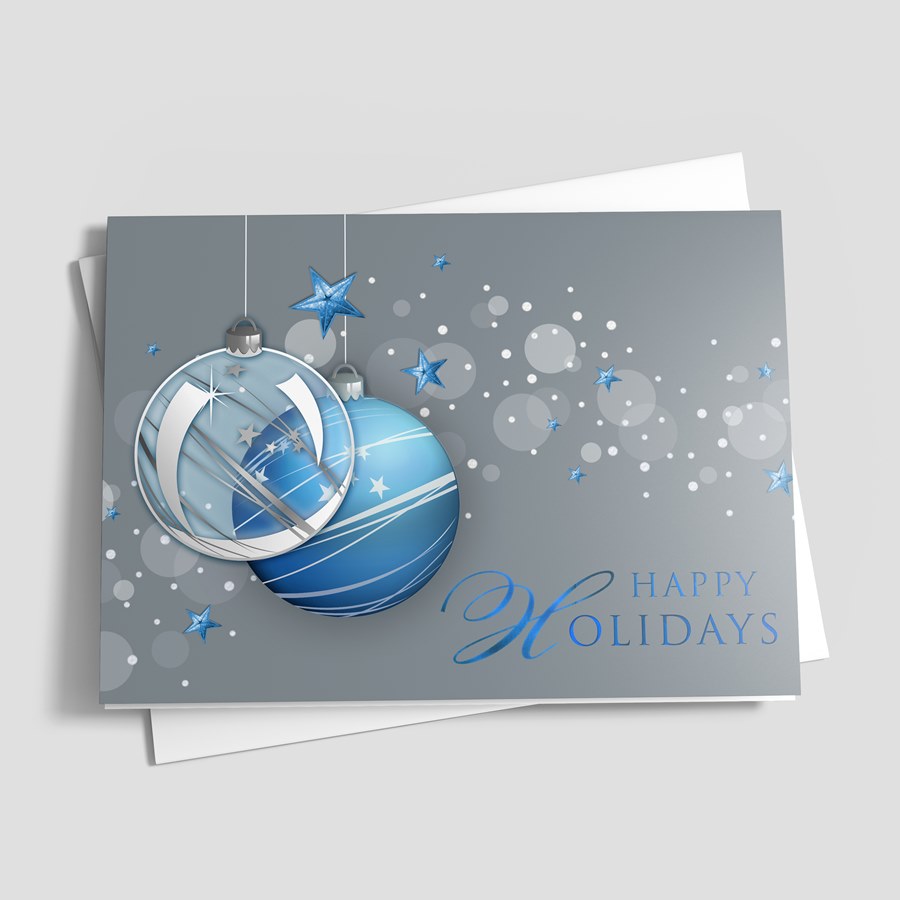 Winter Stars - Christmas Greeting Cards By CardsDirect