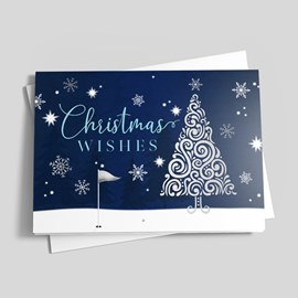 Snow Putt Christmas Card