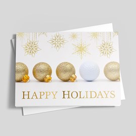 Odd Ball Holiday Card