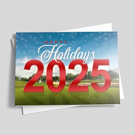 Golf Cheer Holiday Card